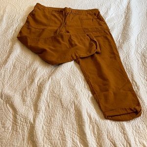 Elastic waist drawstring pants